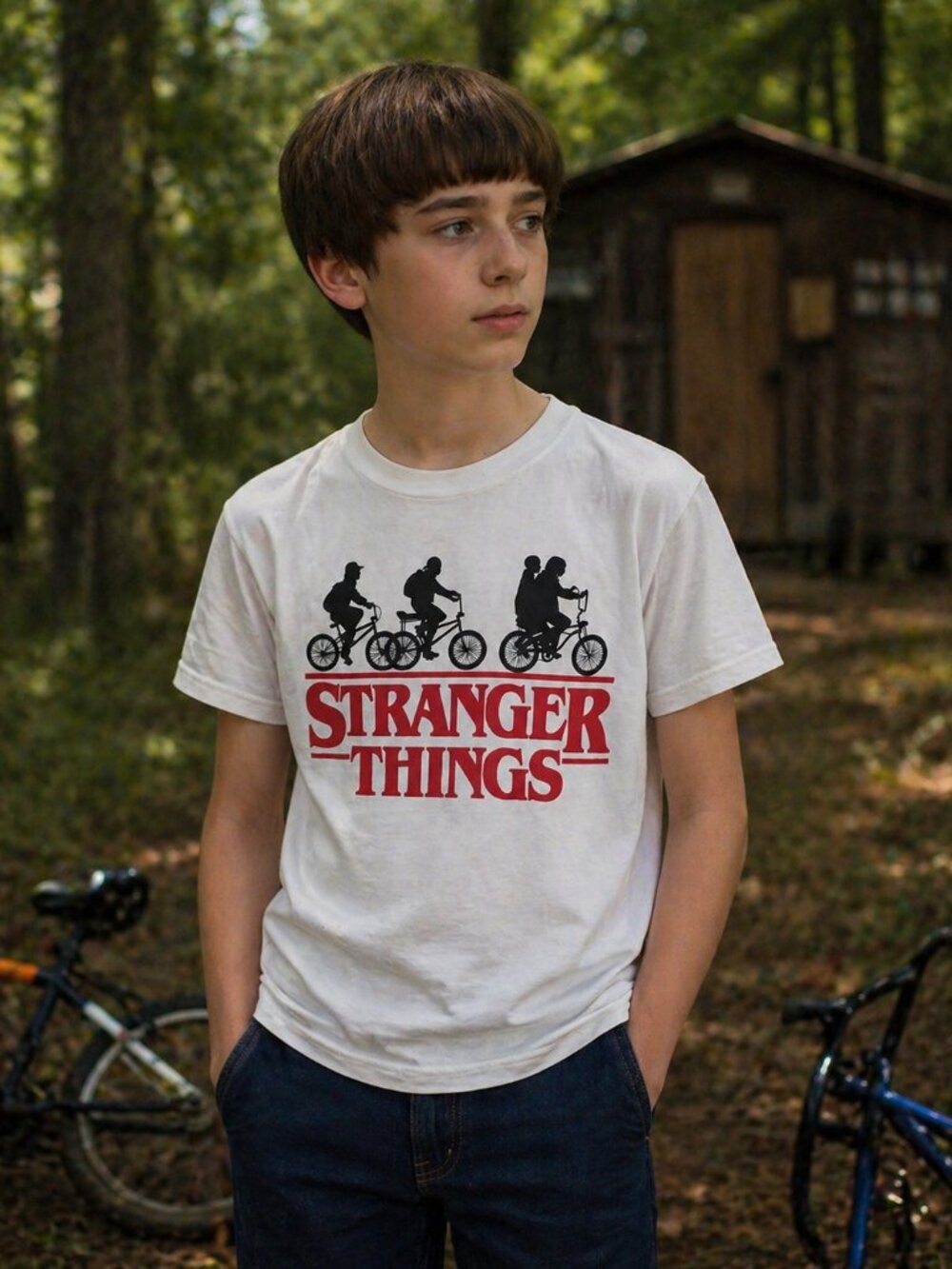 Netflix Stranger Things Boys T-Shirt – Size Small – Excellent Used Condition
